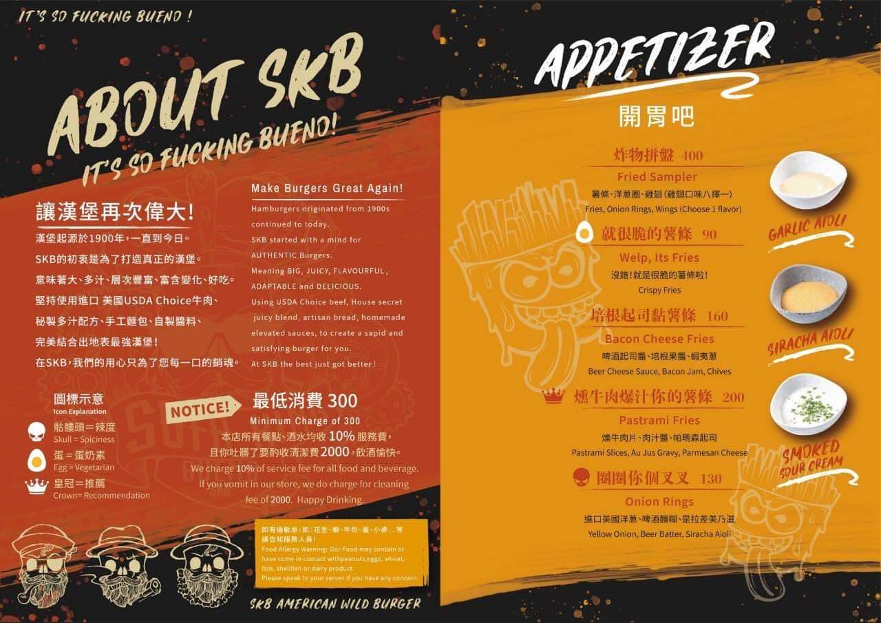 S.K.B Burger》台北東區最強必吃美式漢堡｜忠孝復興站美式餐廳推薦｜分子料理與創意的精彩碰撞